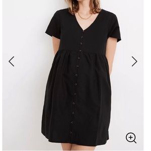 Madewell Linen Babydoll Mini Dress S